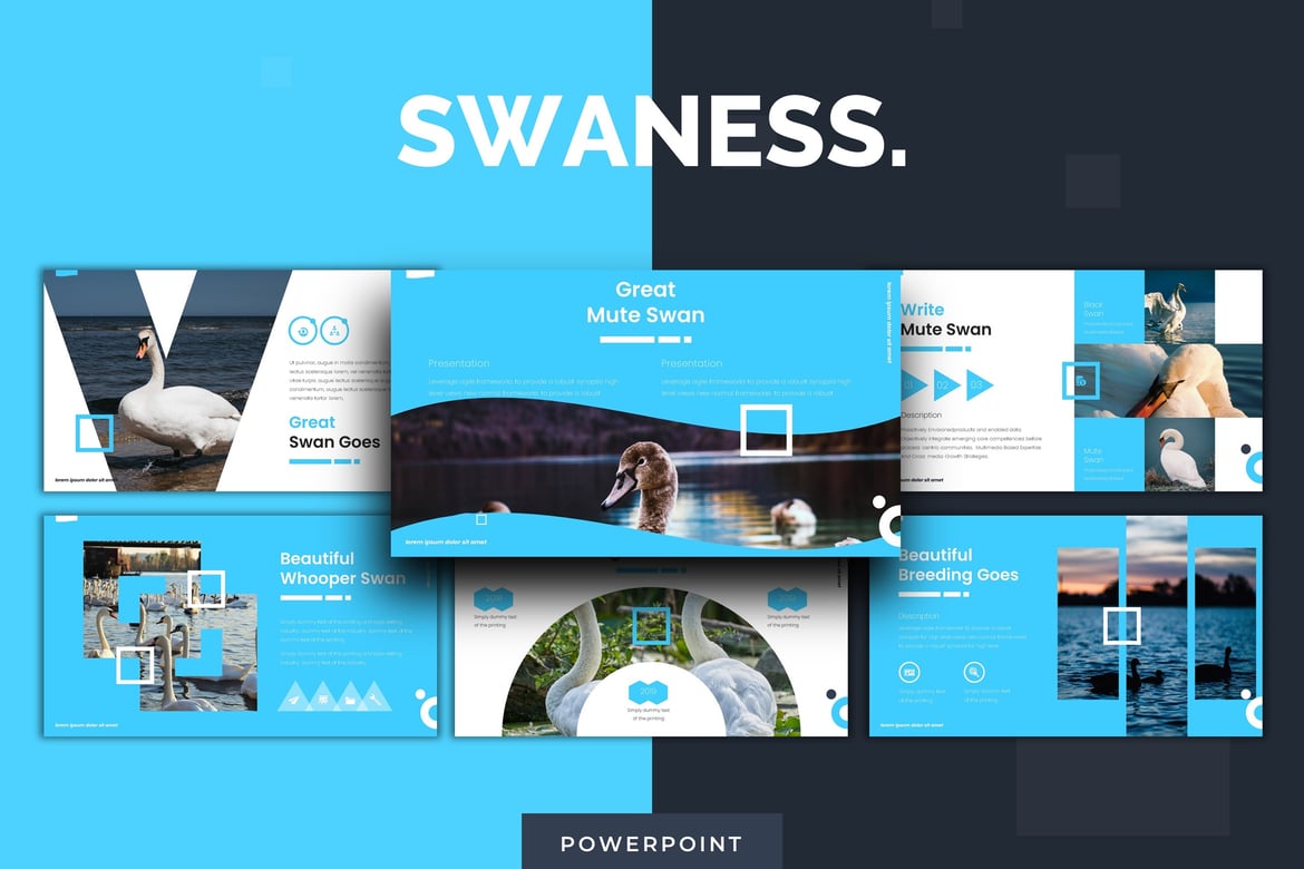 Swaness - Template PowerPoint Serbaguna untuk Presentasi Menarik