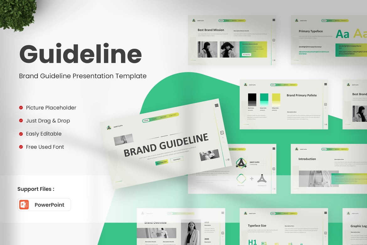 Template Presentasi PowerPoint Ceria dan Menarik
