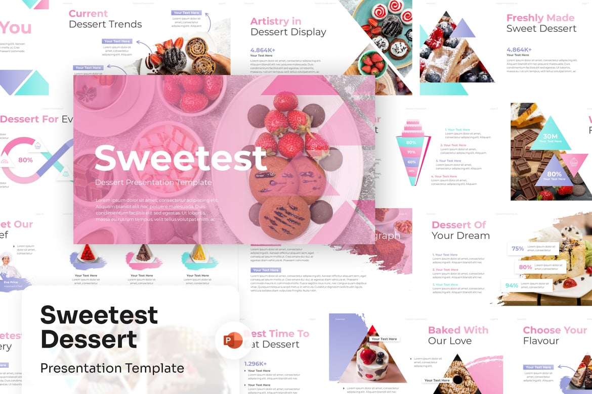 Template Presentasi Dessert Terindah untuk Memukau Audiens Anda