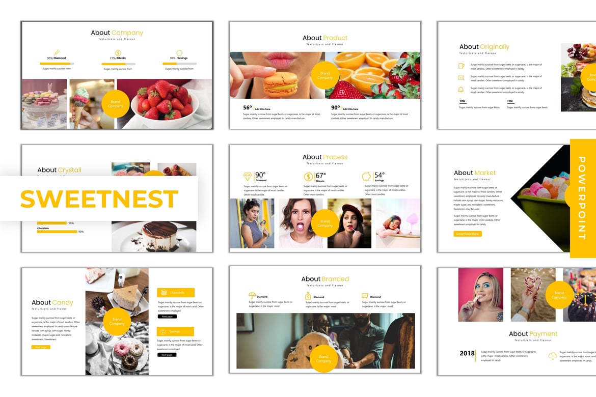Sweetnest - Template Powerpoint Serbaguna untuk Presentasi Anda