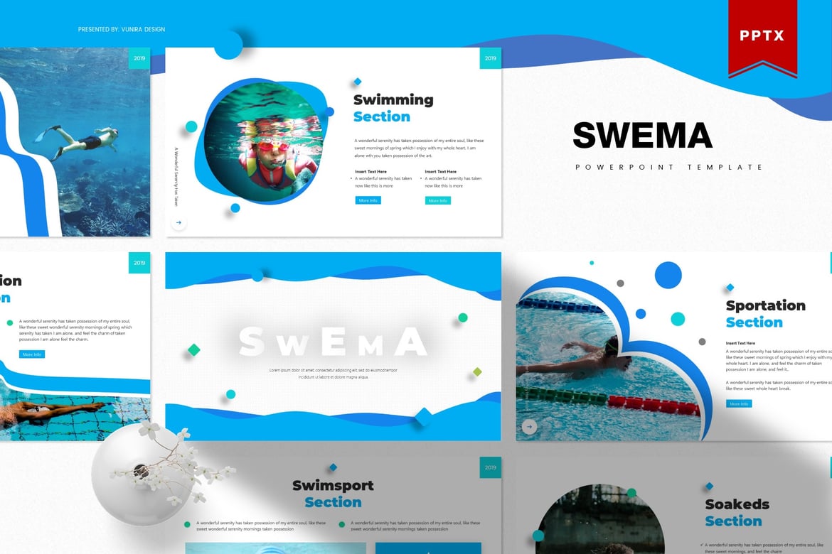 Template PowerPoint Swema - Solusi Presentasi Profesional