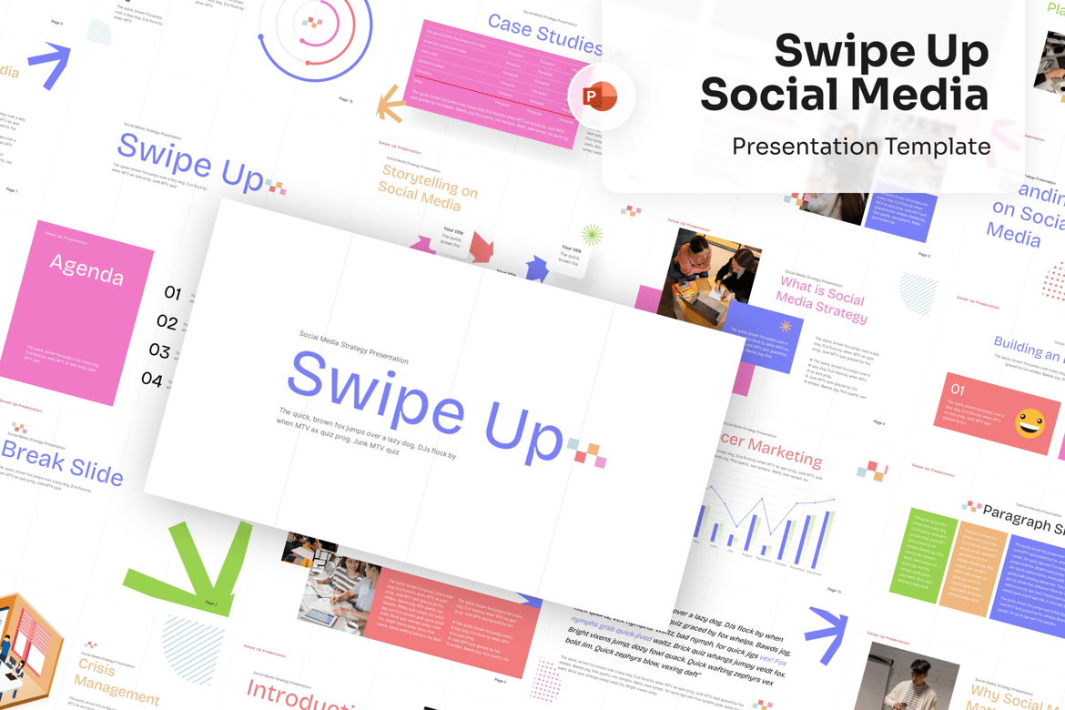 Template PowerPoint Media Sosial yang Menarik dan Profesional