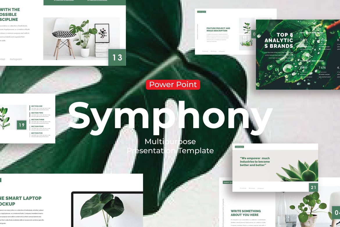 Template PowerPoint Symphony - Solusi Kreatif untuk Presentasi Anda