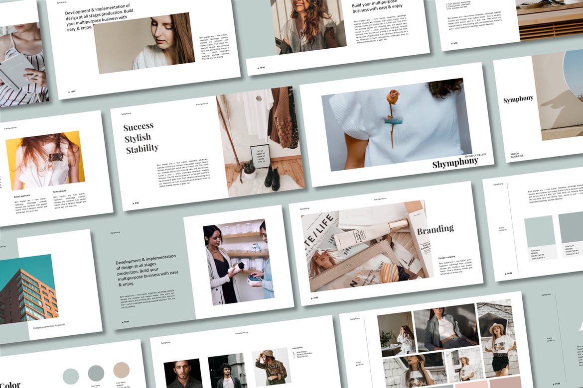 Symphony - Template Presentasi PowerPoint yang Elegan dan Serbaguna