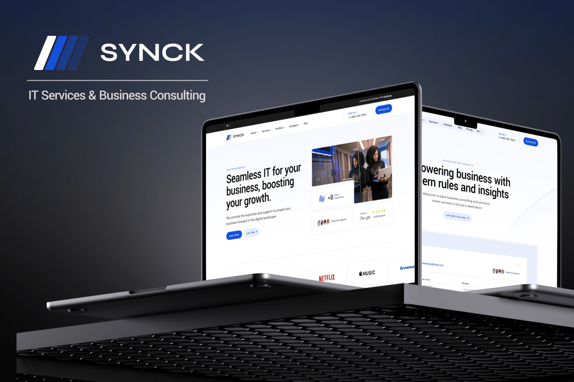 Tema WordPress Synck IT Solutions untuk Bisnis Modern