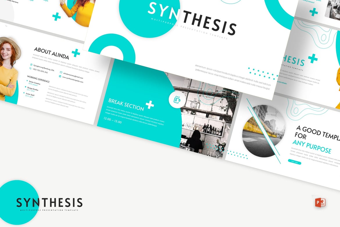 Template Powerpoint Synthesis - Presentasi Profesional untuk Bisnis Anda