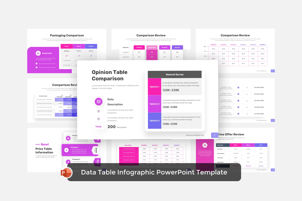 Template Powerpoint Statistik yang Menarik dan Profesional