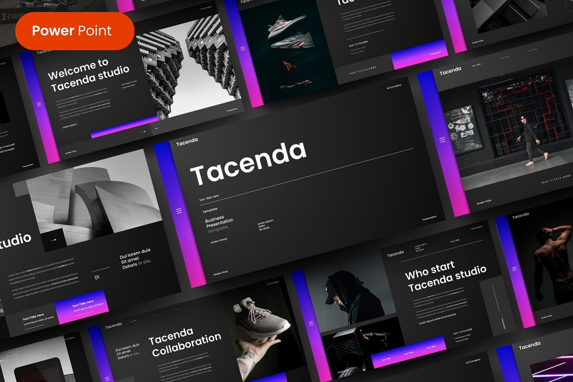 Tacenda – Template Presentasi PowerPoint Profesional
