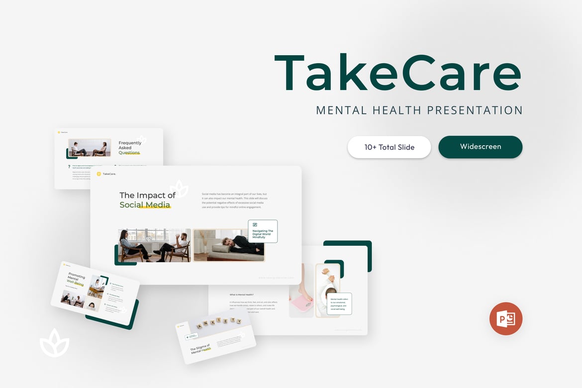 Template Presentasi Mental Health yang Menarik dan Profesional