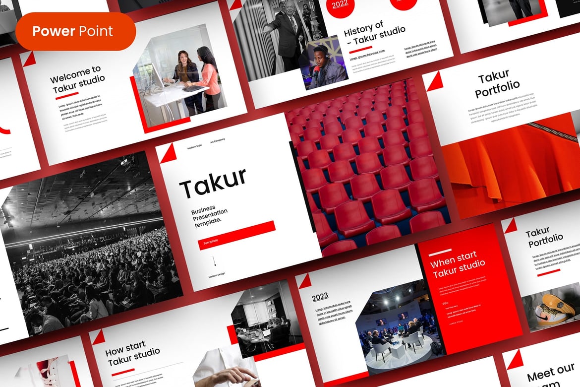 Template Presentasi Bisnis Takur – Solusi Kreatif untuk Presentasi Anda