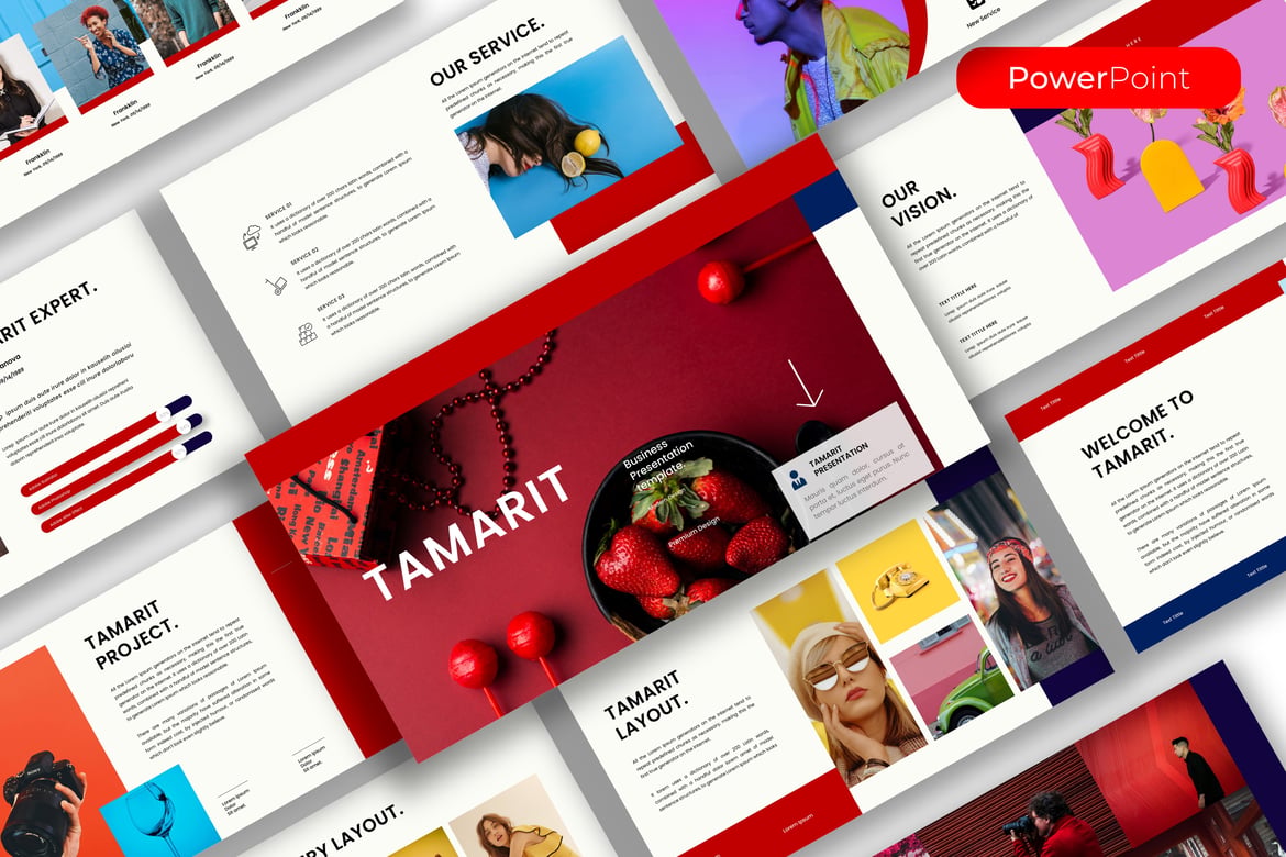 Tamarit – Template PowerPoint Bisnis Modern