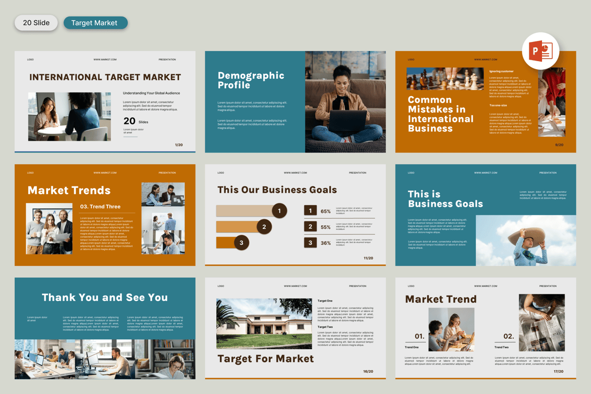 Template PowerPoint untuk Analisis Target Market yang Efektif