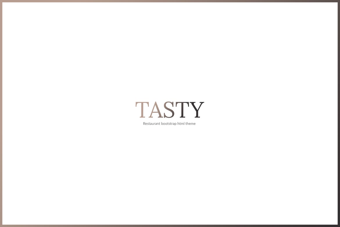 Template Website Restoran TASTY yang Menawan dan Responsif