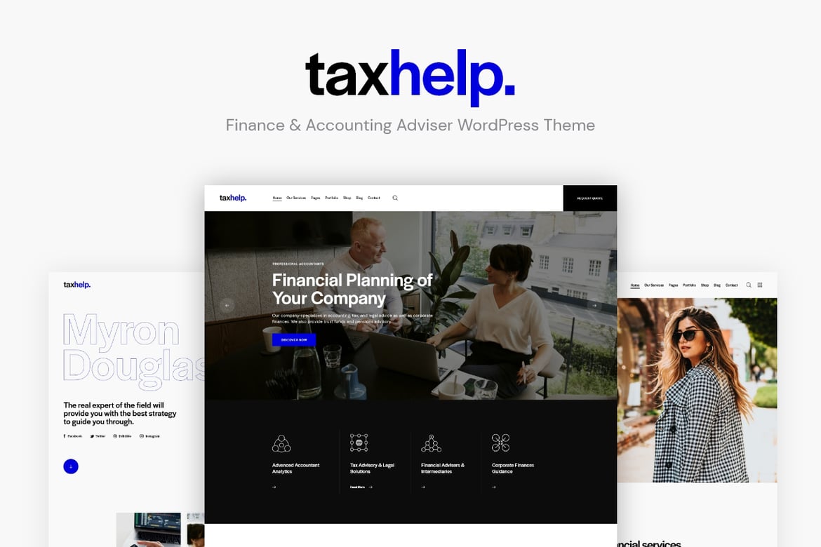 Tema WordPress Tax Help: Solusi Stylish untuk Layanan Pajak Anda