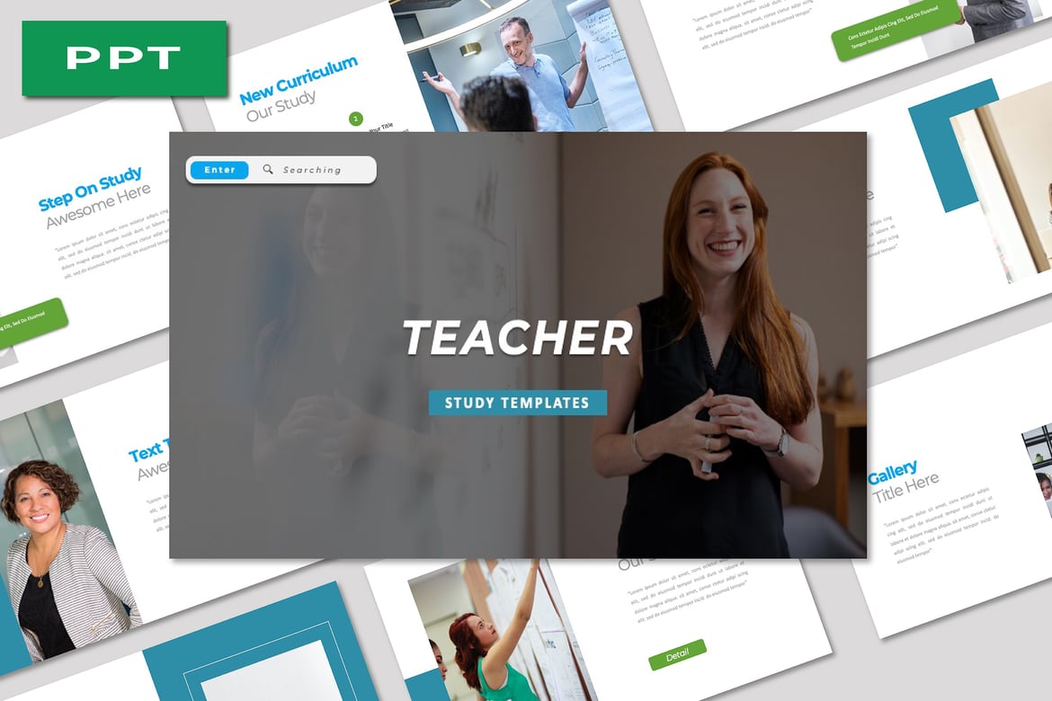 Template PowerPoint Kreatif untuk Guru yang Menarik