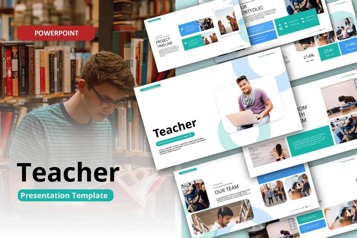 Template PowerPoint Guru yang Elegan dan Serbaguna