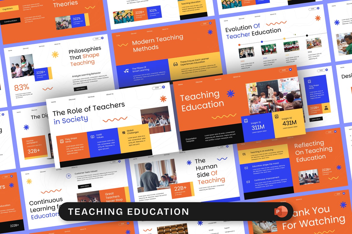 Template Presentasi PowerPoint untuk Pendidikan yang Menarik