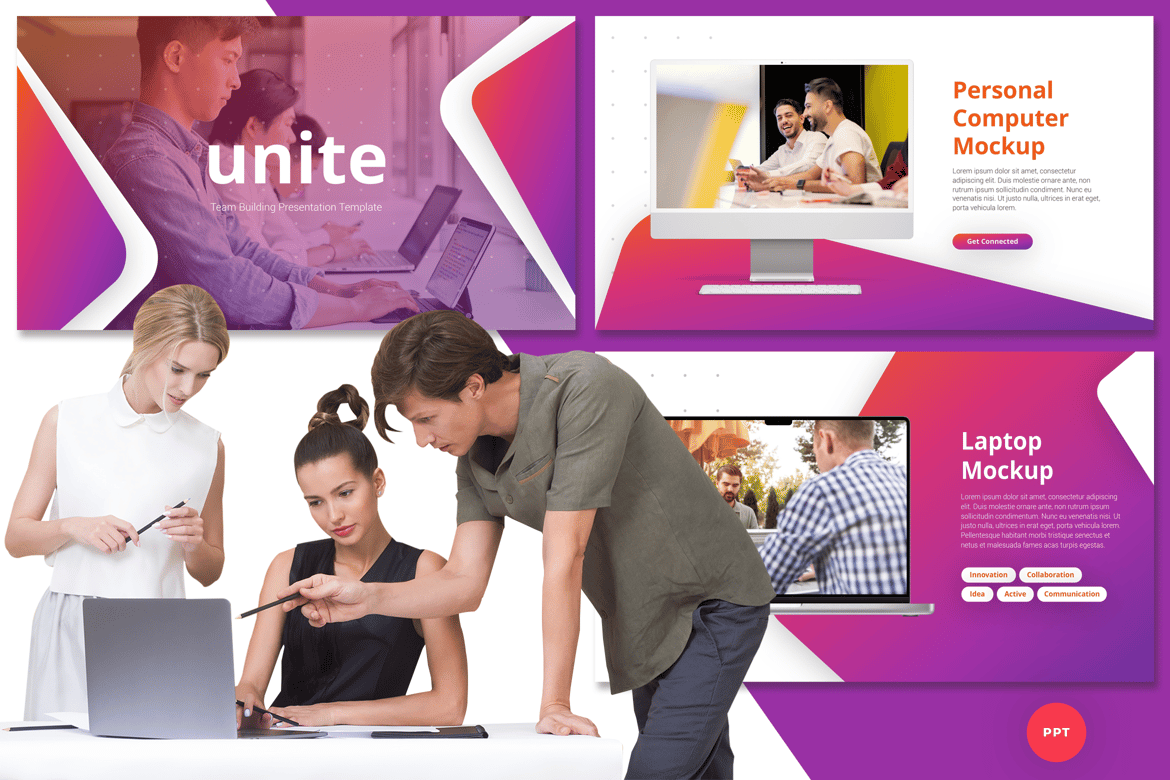 Template Presentasi PowerPoint untuk Membangun Tim yang Efektif