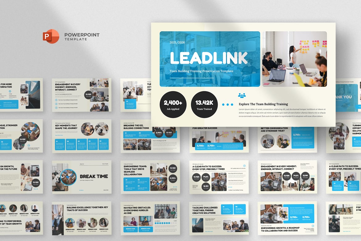 Template Powerpoint Pelatihan Team Building yang Menarik dan Profesional