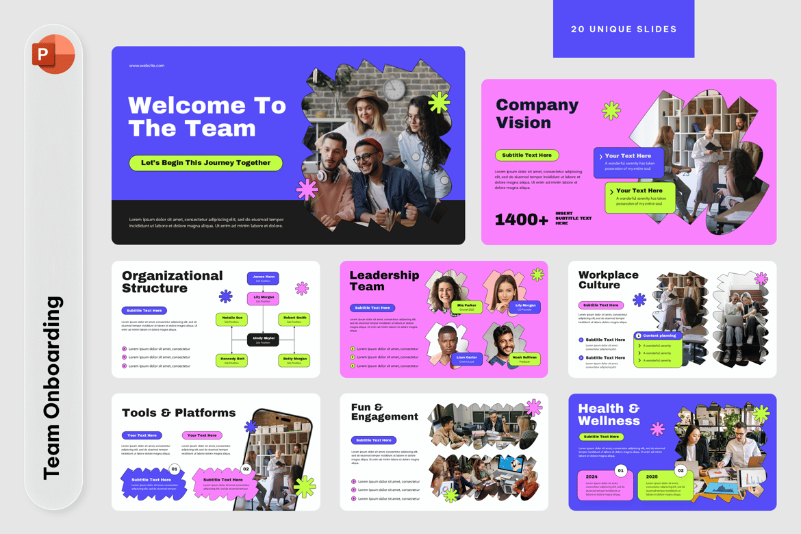 Template PowerPoint Onboarding Tim yang Menarik dan Efektif