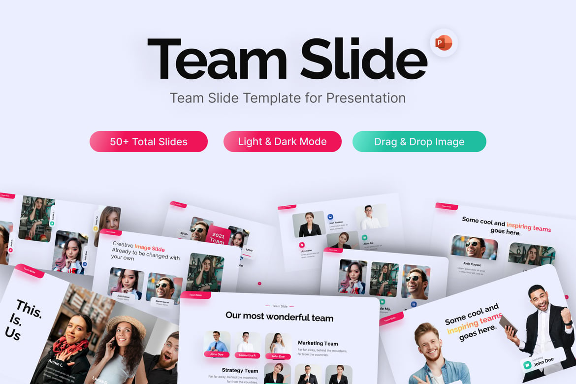 Template PowerPoint Profesional untuk Tim yang Menarik