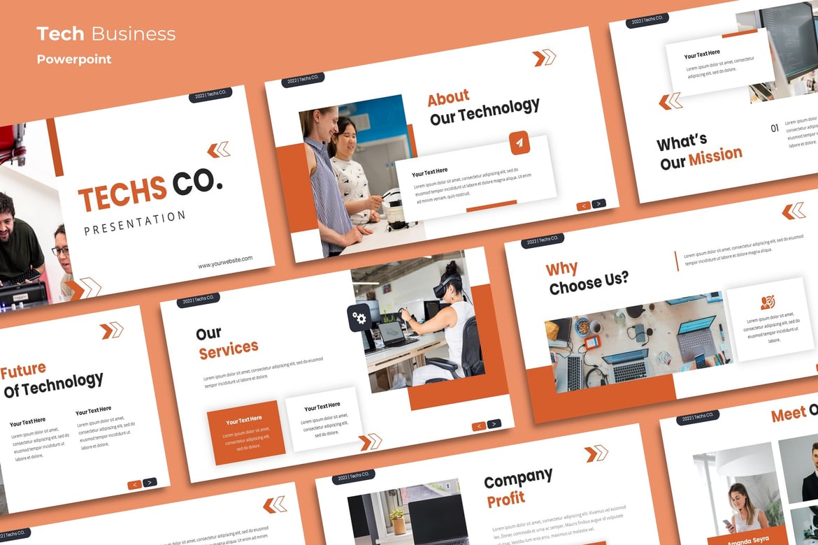 Template Powerpoint Bisnis Modern untuk Presentasi Profesional