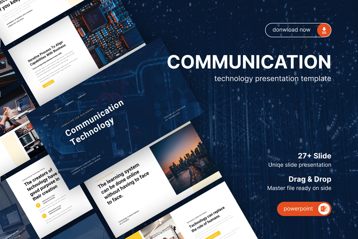 Template Presentasi Teknologi – Powerpoint Kreatif untuk Semua Kebutuhan