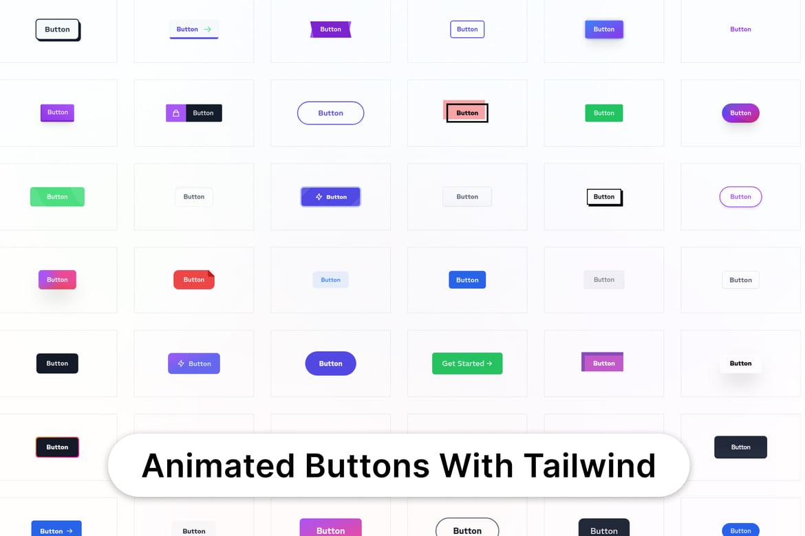 TechButton - Template Web Tombol Stylish dengan Tailwind CSS 3