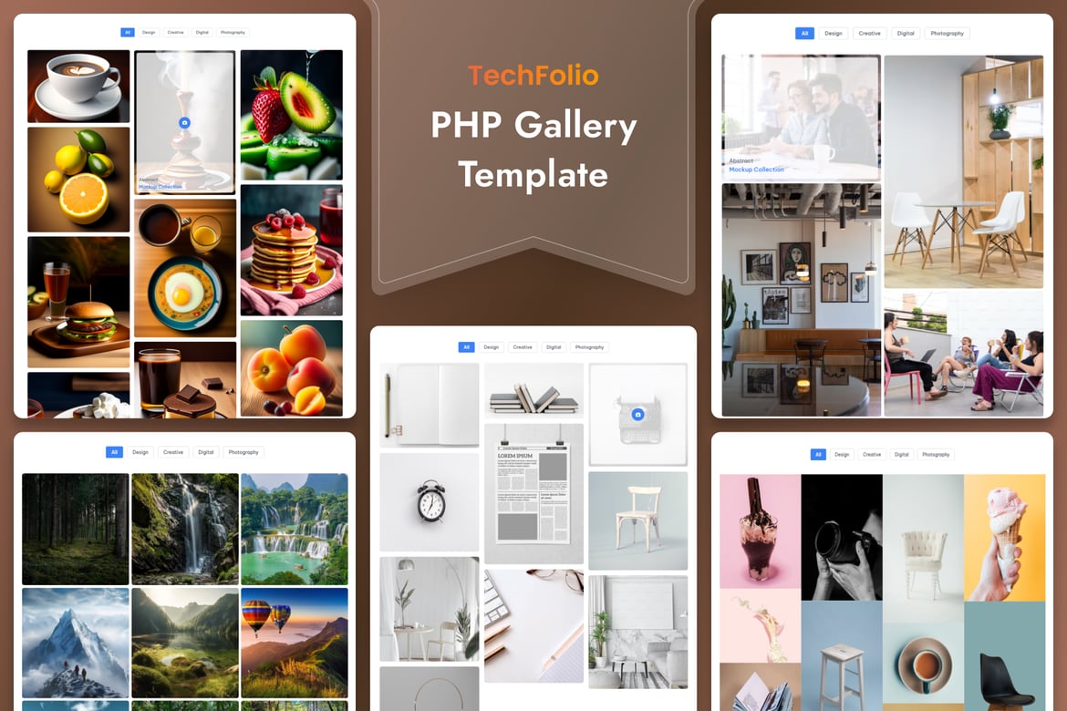 TechFolio - Template Website Portofolio PHP & Tailwind CSS yang Responsif