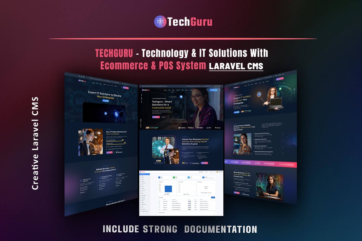 TechGuru - Solusi Teknologi & IT dengan Sistem Ecommerce dan POS