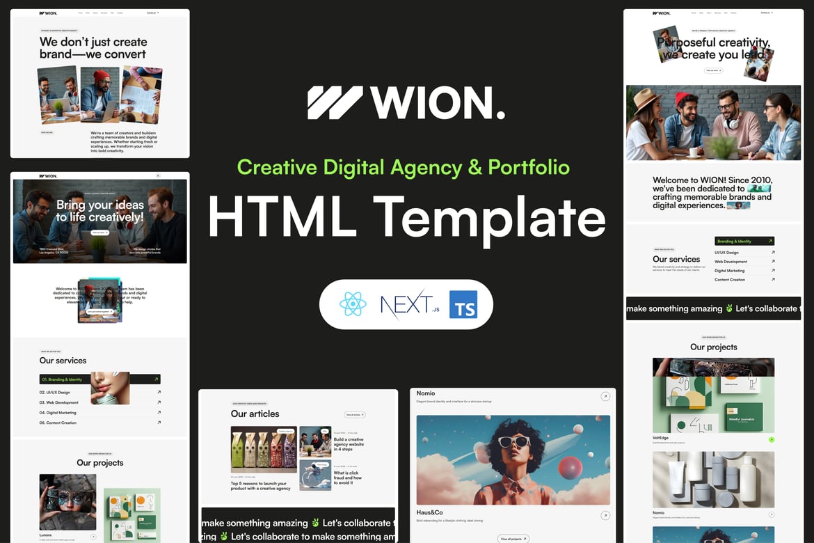 Techin - Template Website Solusi IT dan Teknologi Next JS