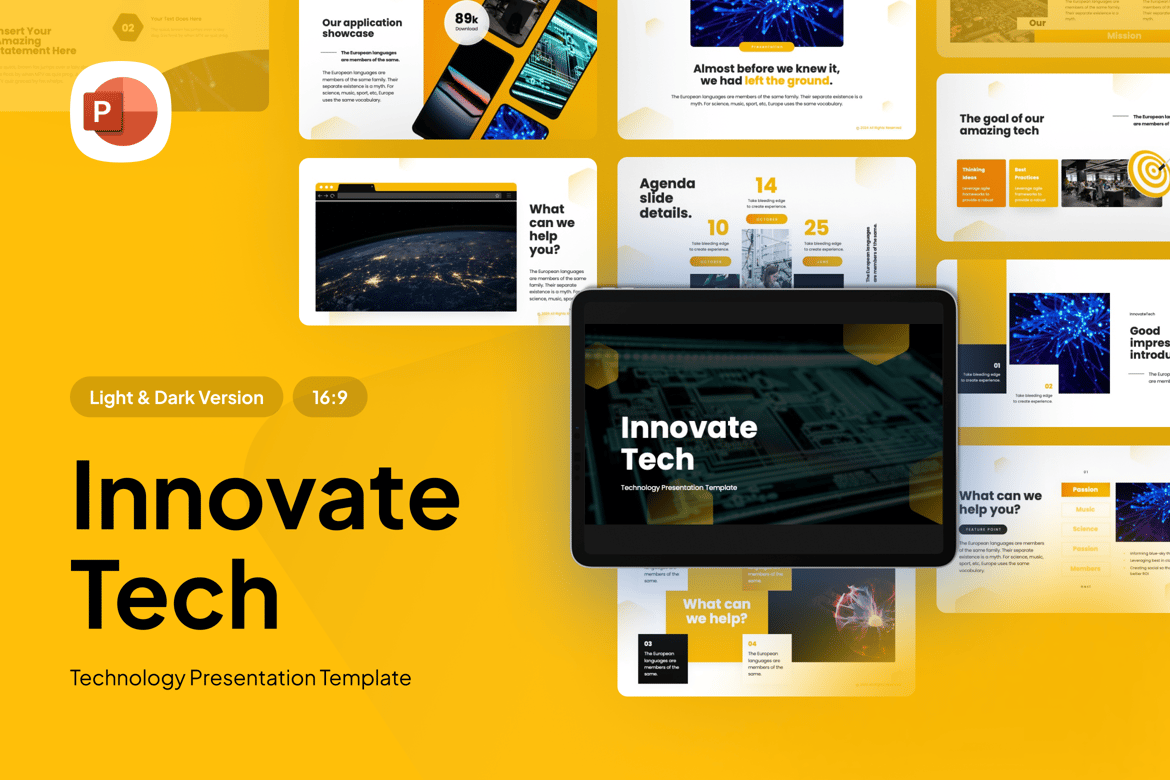 Template Presentasi Inovasi Teknologi - PowerPoint yang Menarik