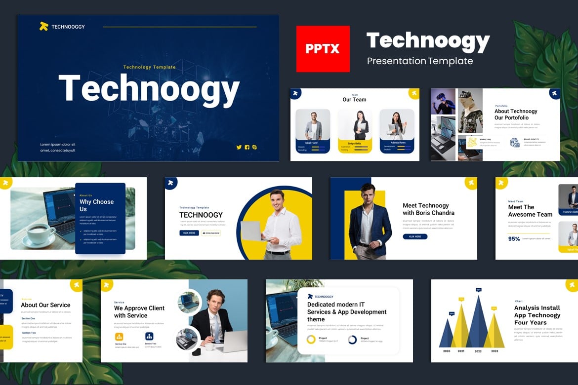 Template Powerpoint Kecerdasan Buatan - Technoogy yang Modern dan Kreatif