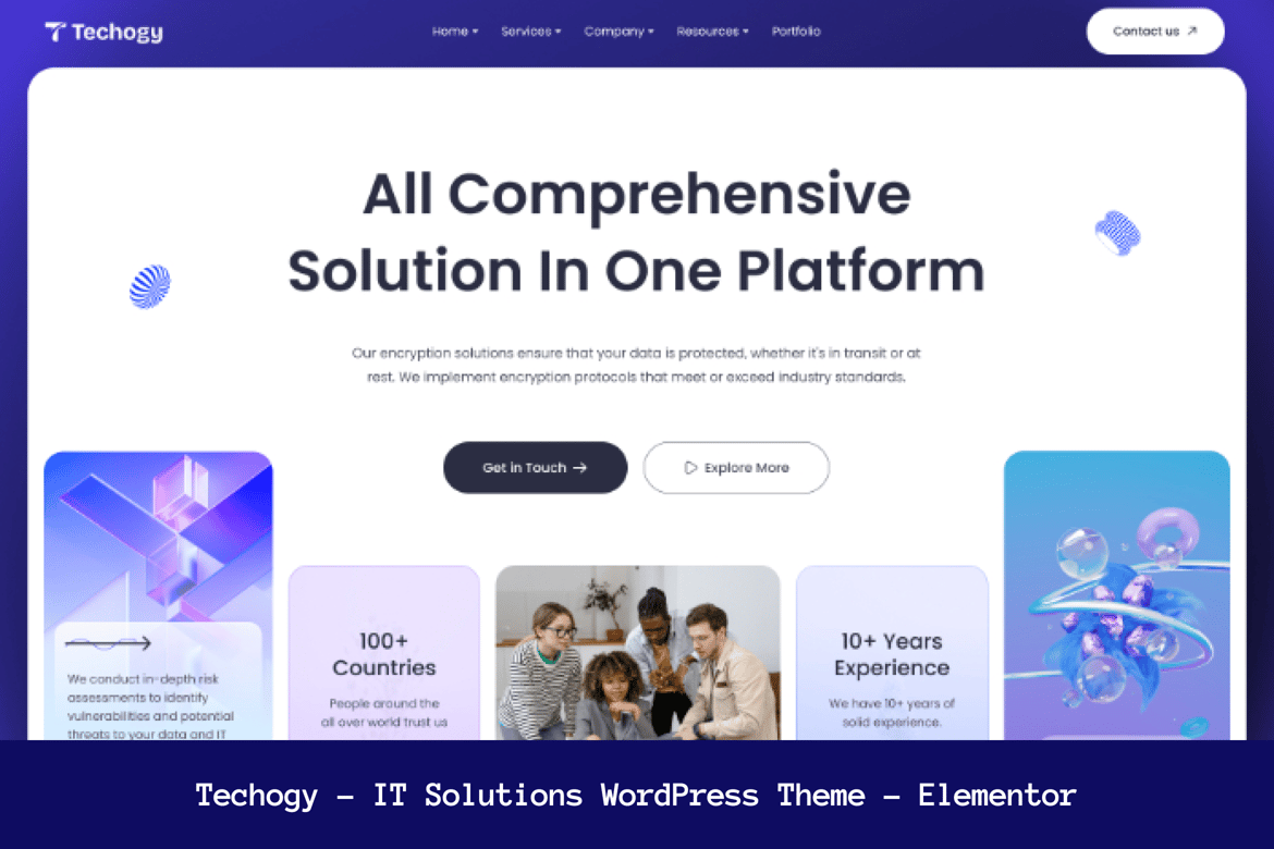 Techogy - Tema WordPress Solusi TI Modern dan Fungsional