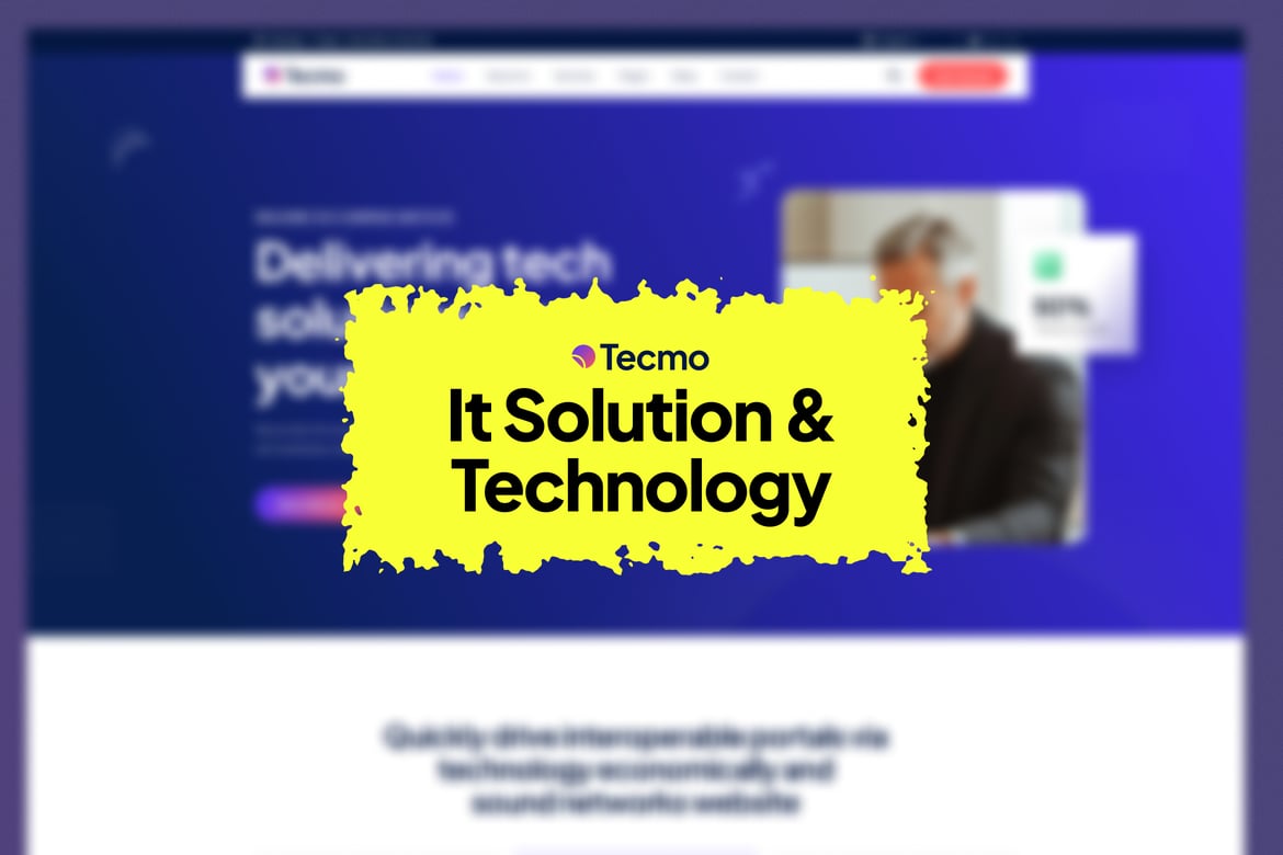 Tecmo - Template Website Solusi IT dan Teknologi Modern