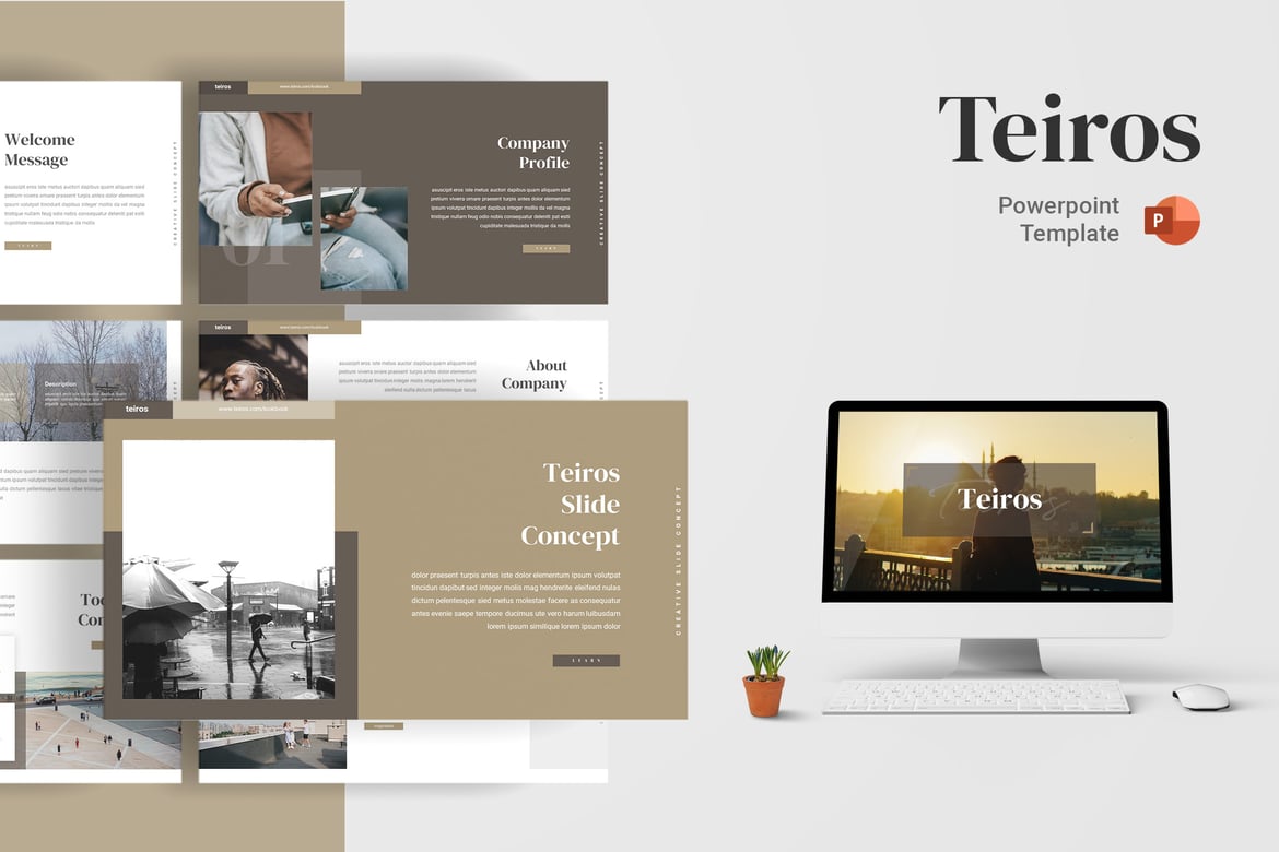 Teiros - Template Powerpoint Profesional dan Serbaguna