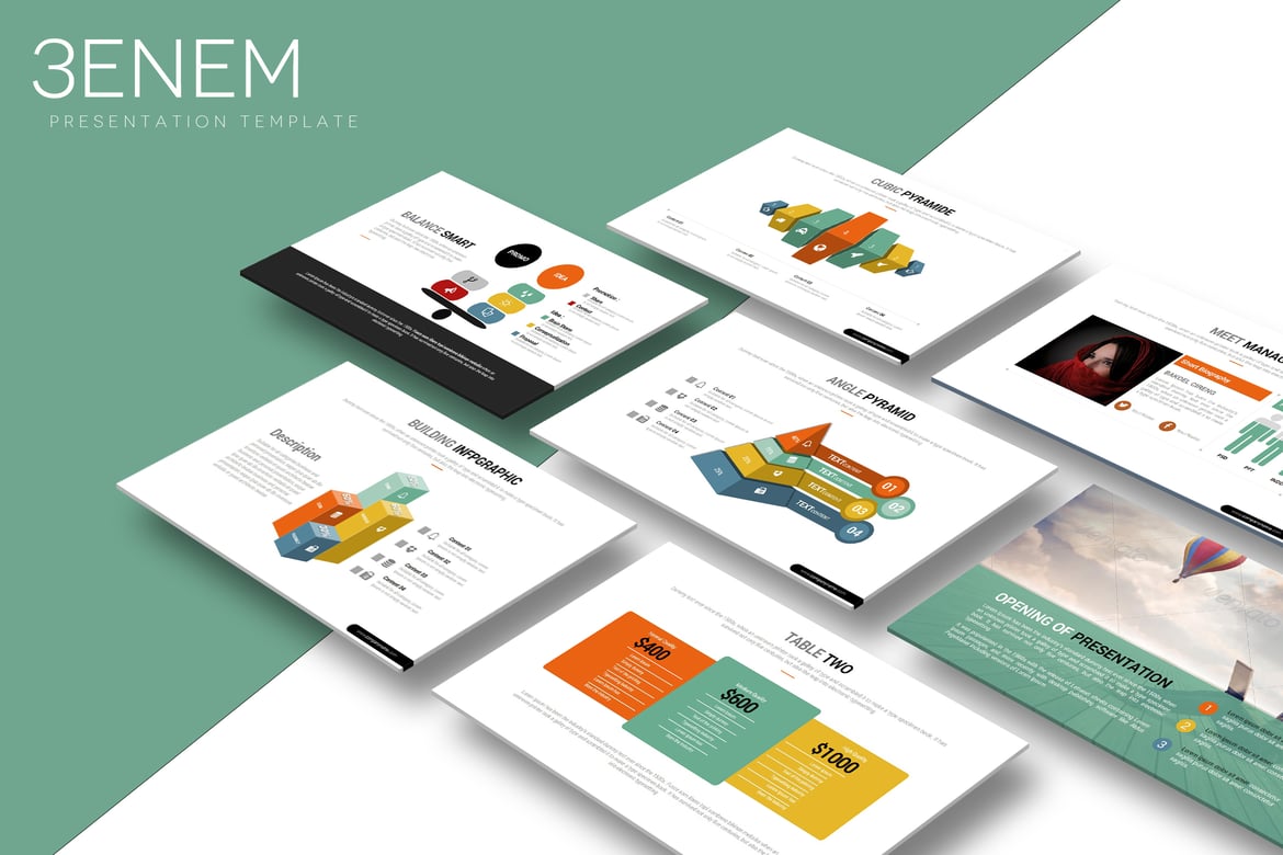 TeluEnem - Template PowerPoint Kreatif untuk Presentasi Menarik