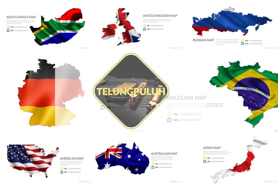 Telungpuloh - Template PowerPoint Kreatif untuk Presentasi Menarik