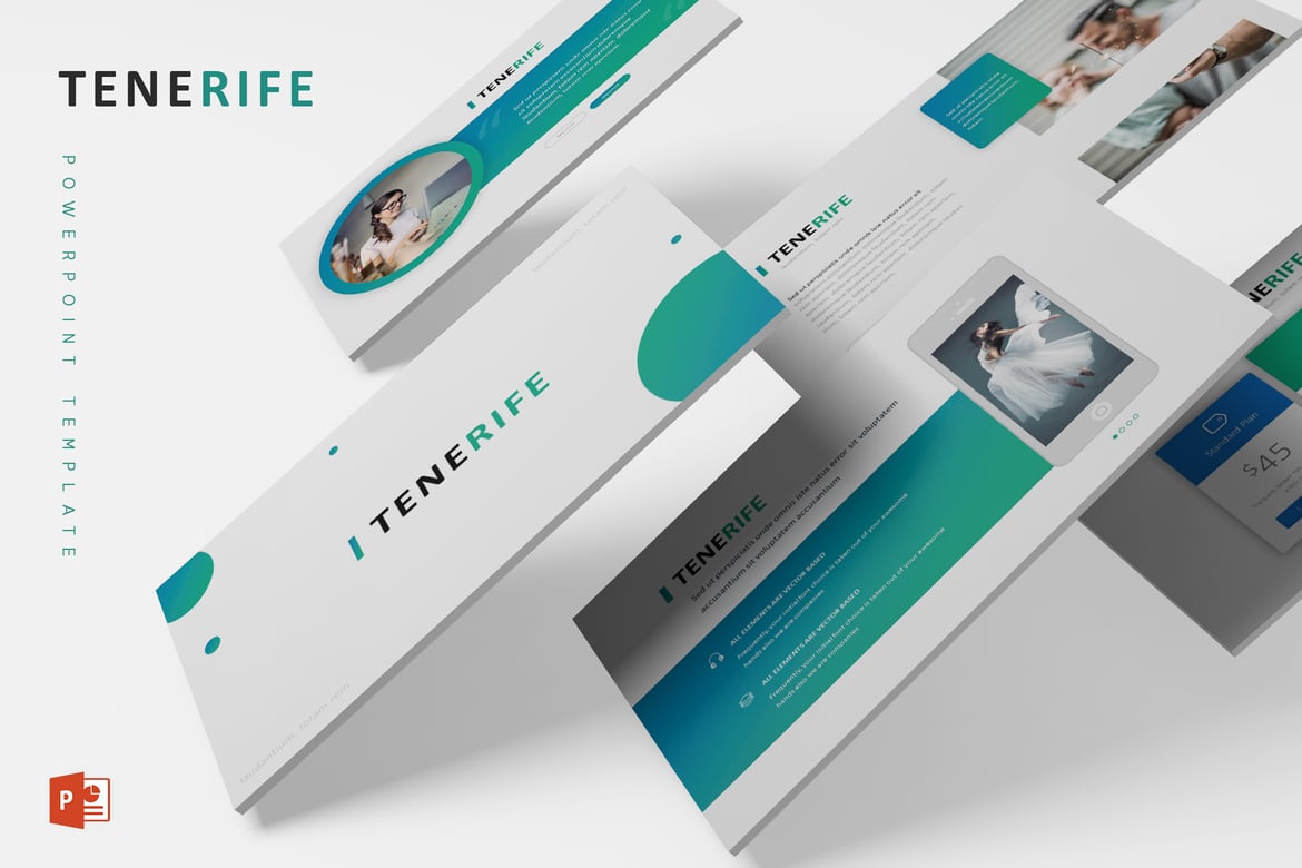 Template Powerpoint Tenerife - Solusi Presentasi Menarik