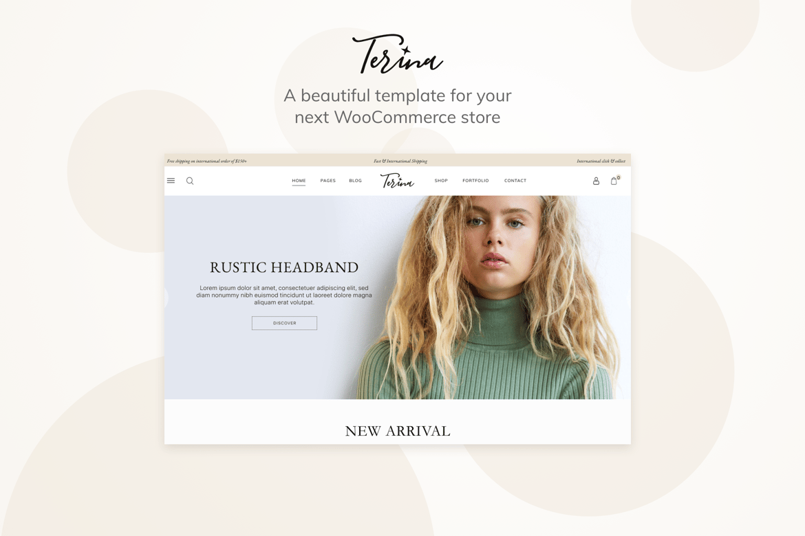 Terina - Tema WordPress WooCommerce Serbaguna yang Kreatif