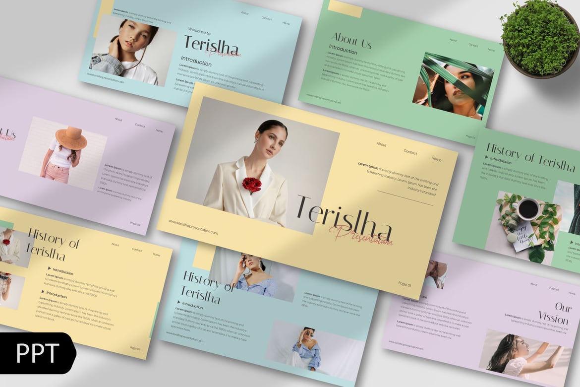 Template PowerPoint Terislha: Presentasi Modern dan Profesional