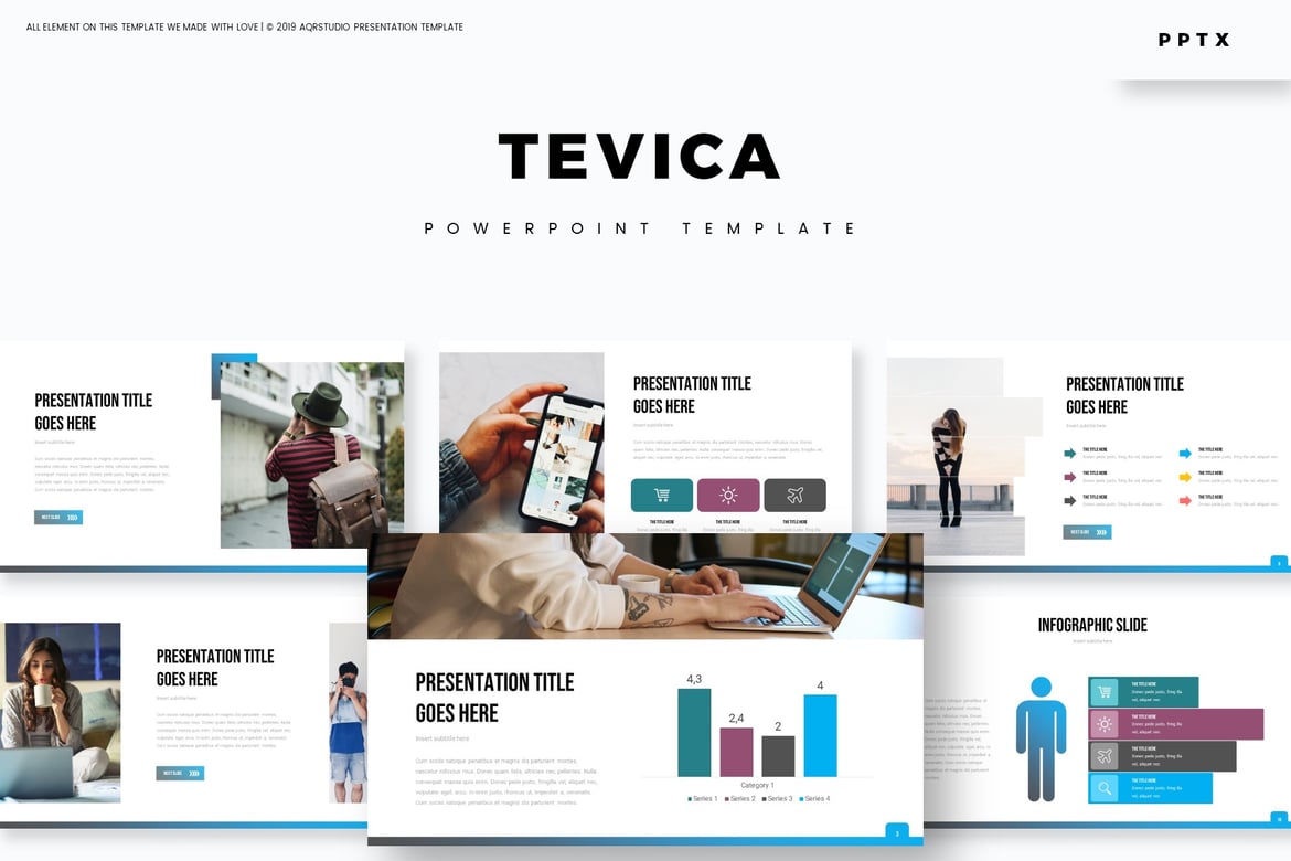Tevica - Template Powerpoint Serbaguna yang Menarik