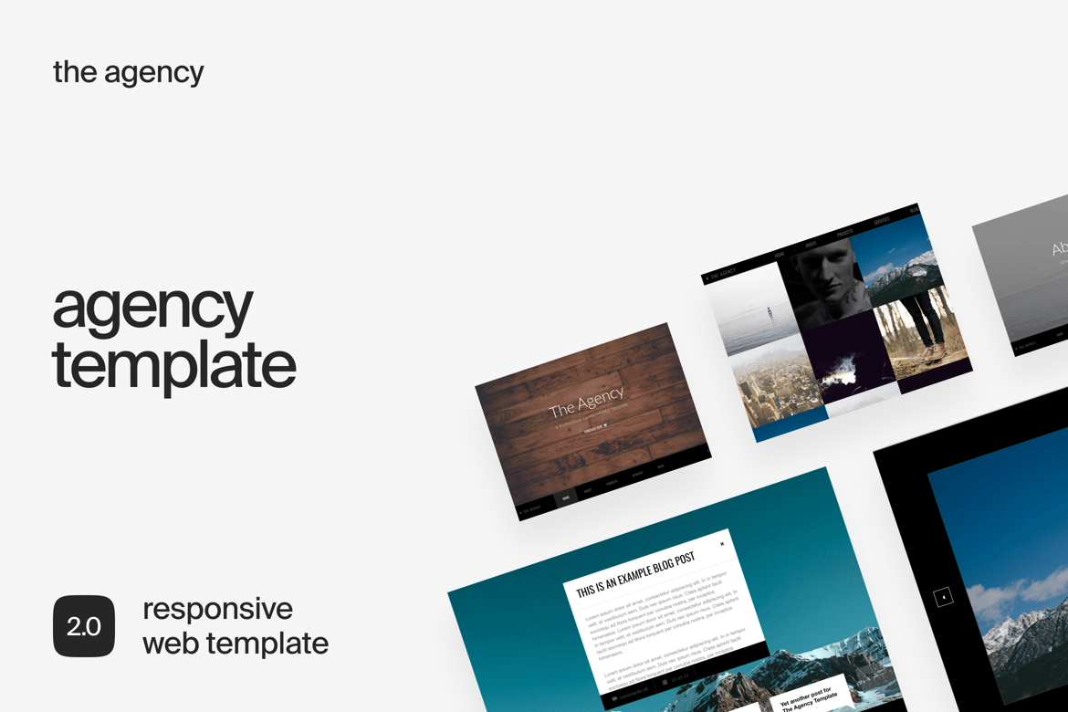 Template Website Agency | Desain Responsif untuk Bisnis Anda