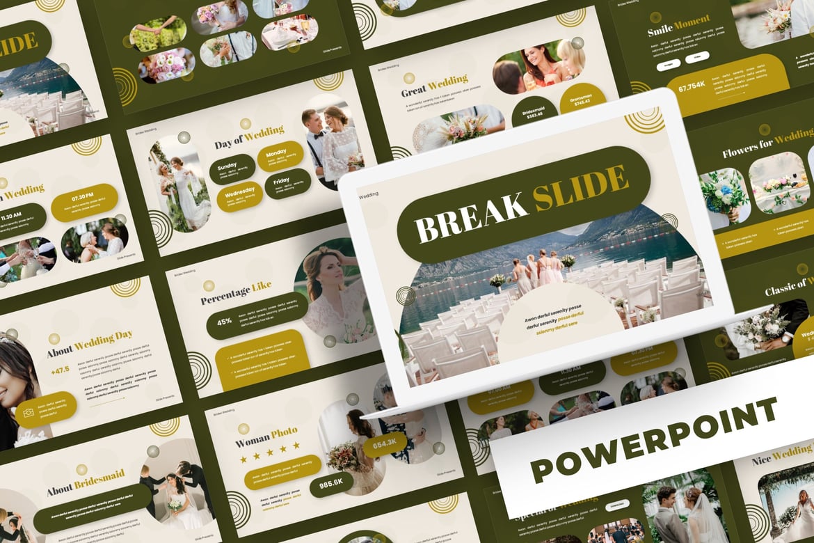 Template PowerPoint The Brides - Solusi Presentasi Menarik