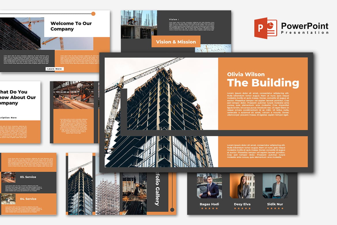 Template Presentasi PowerPoint Modern untuk Perusahaan
