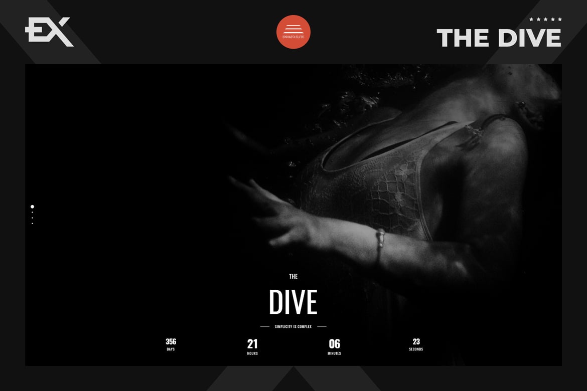 The Dive - Template Website Coming Soon yang Responsif dan Menarik