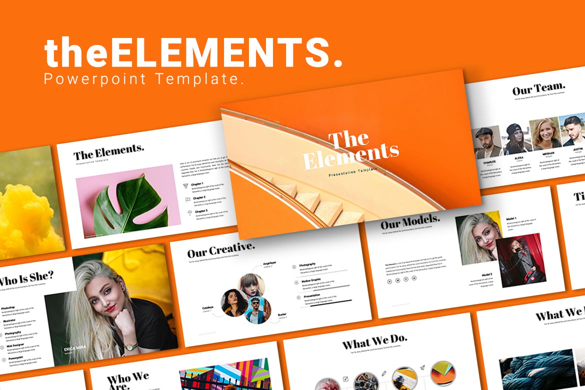 Template Powerpoint Elemen yang Menarik dan Profesional
