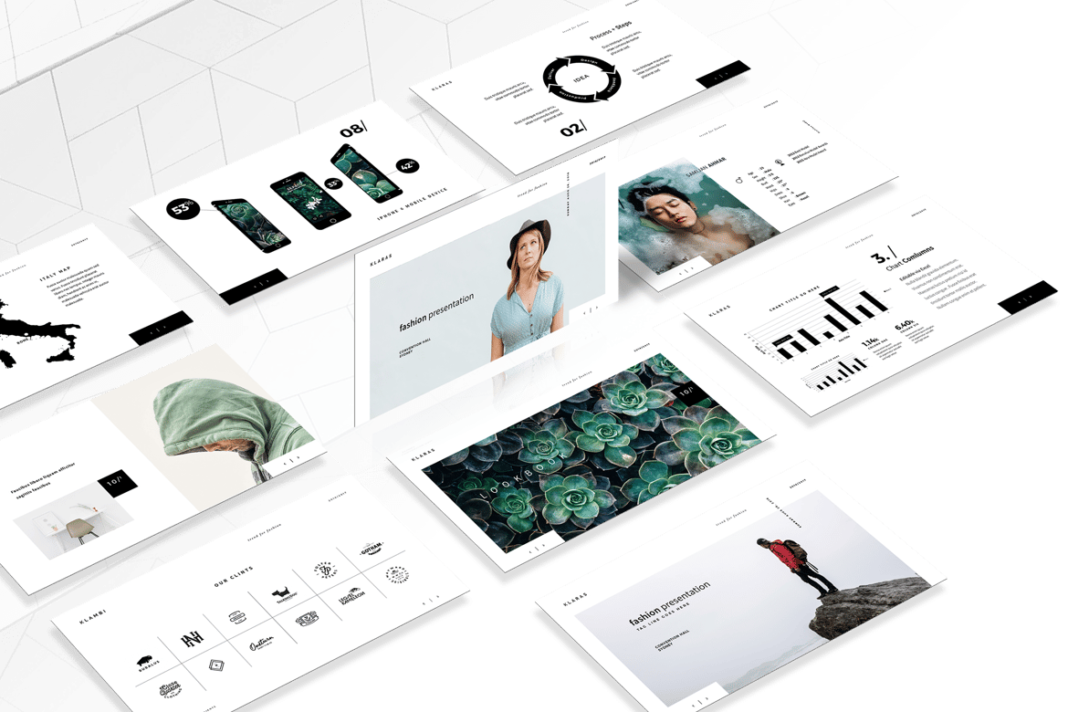 Template PowerPoint Fashion yang Menarik dan Modern