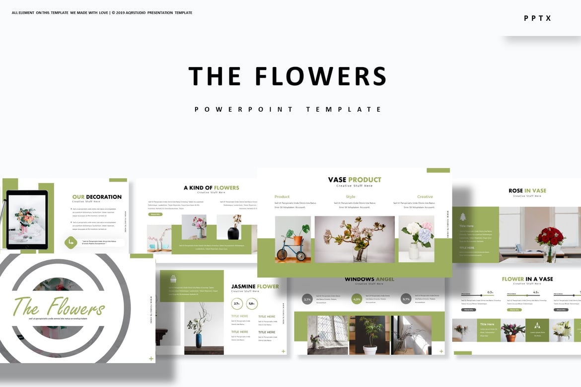 Template Powerpoint Bunga yang Menawan untuk Presentasi Anda