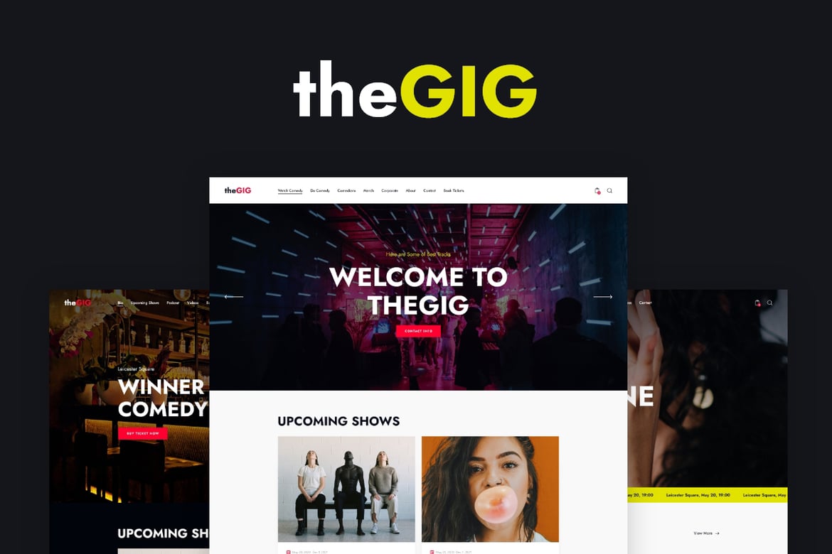 The Gig: Tema WordPress Pesta Malam yang Menggugah Semangat